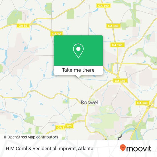 H M Coml & Residential Imprvmt map