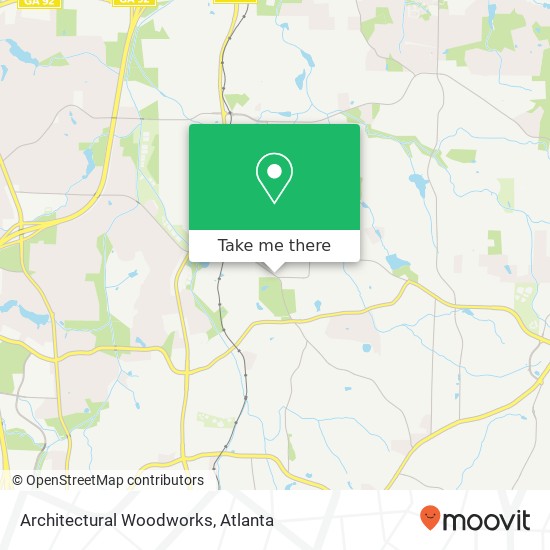 Architectural Woodworks map