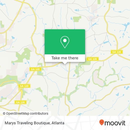 Mapa de Marys Traveling Boutique