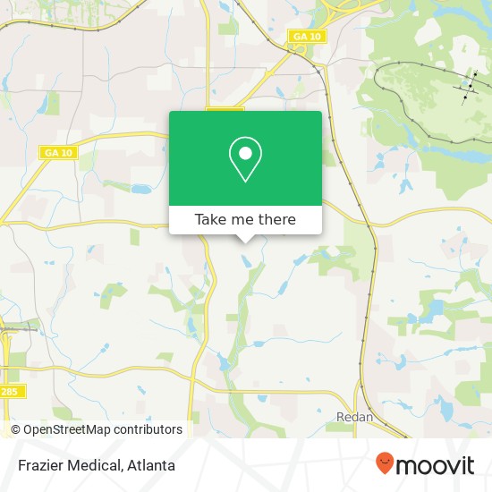 Frazier Medical map