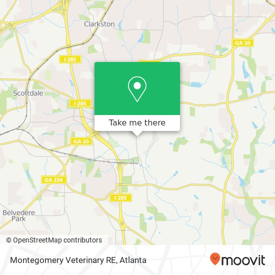 Mapa de Montegomery Veterinary RE