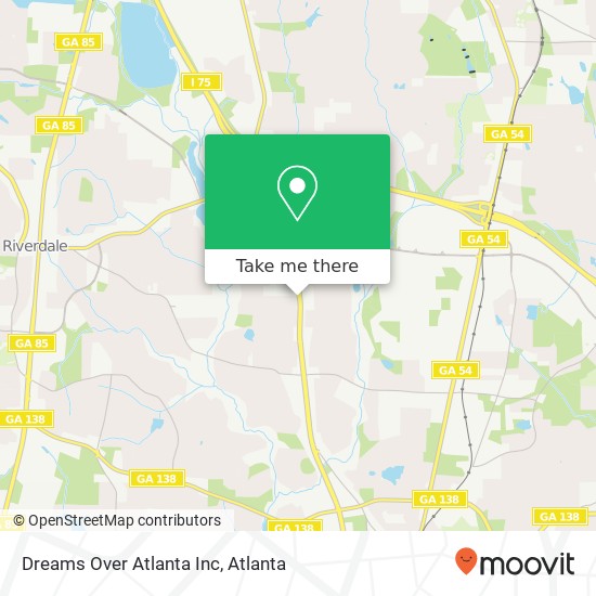 Mapa de Dreams Over Atlanta Inc