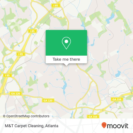 Mapa de M&T Carpet Cleaning
