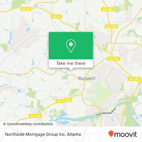 Mapa de Northside Mortgage Group Inc