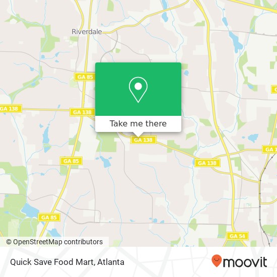 Mapa de Quick Save Food Mart