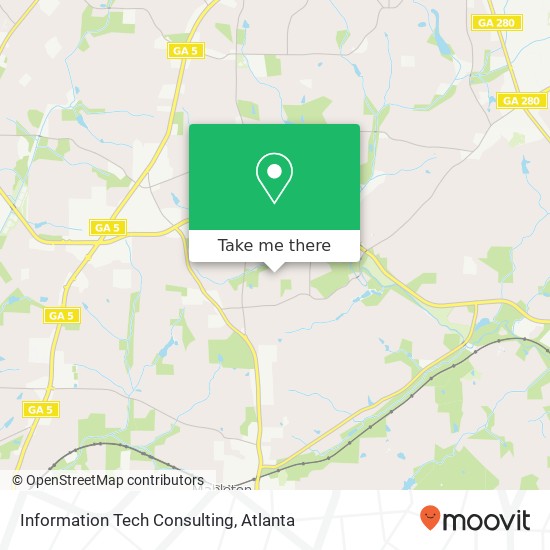 Information Tech Consulting map