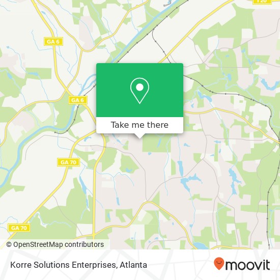 Korre Solutions Enterprises map