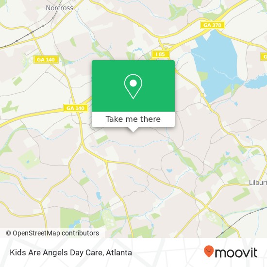 Mapa de Kids Are Angels Day Care