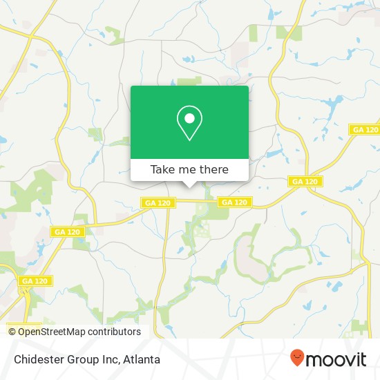 Chidester Group Inc map