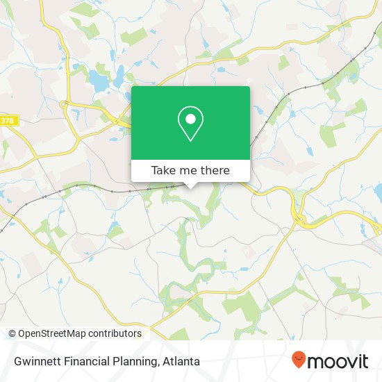 Mapa de Gwinnett Financial Planning