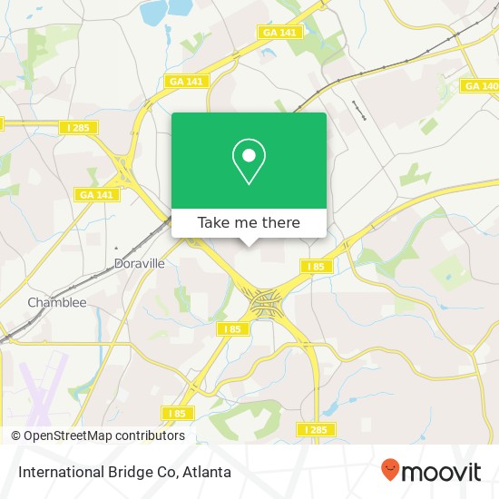 International Bridge Co map