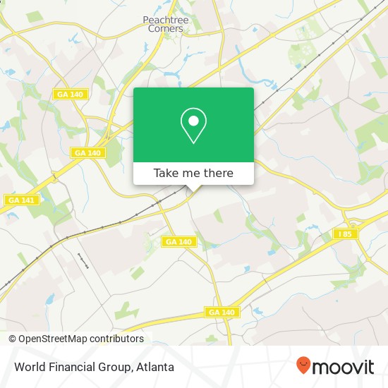 World Financial Group map