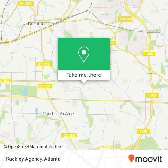 Rackley Agency map