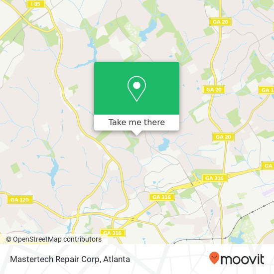 Mapa de Mastertech Repair Corp