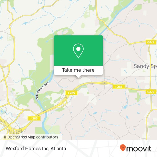 Wexford Homes Inc map