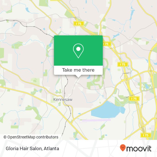 Mapa de Gloria Hair Salon