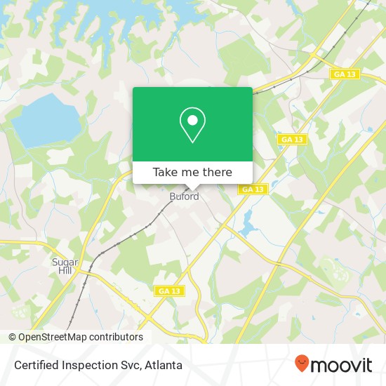 Certified Inspection Svc map