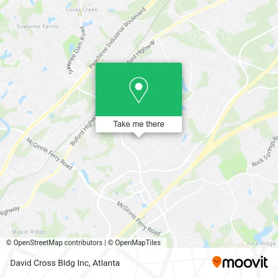 Mapa de David Cross Bldg Inc