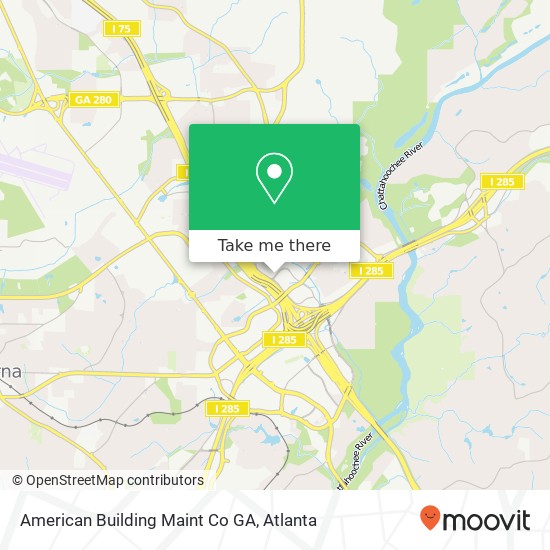 Mapa de American Building Maint Co GA