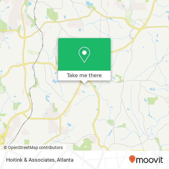Hoitink & Associates map