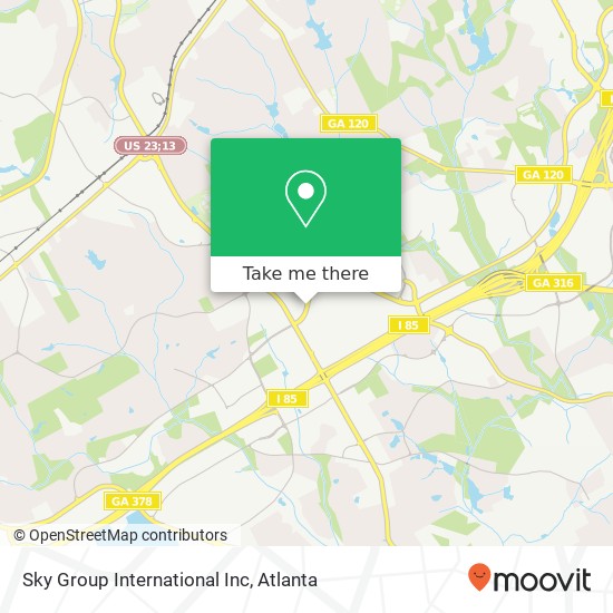 Sky Group International Inc map