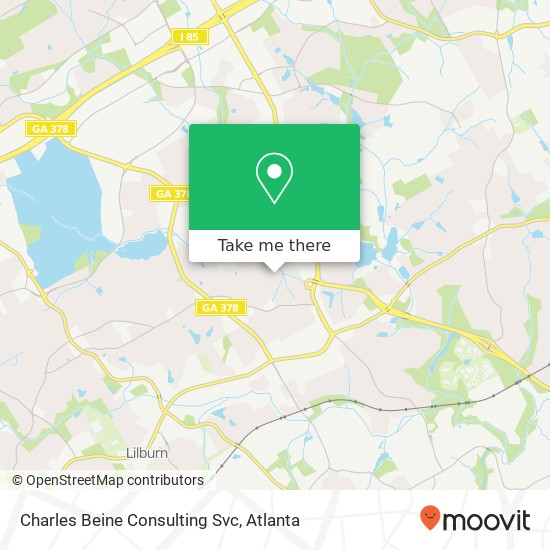 Charles Beine Consulting Svc map