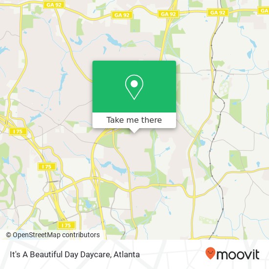 Mapa de It's A Beautiful Day Daycare