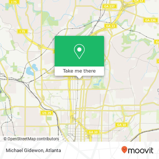 Michael Gidewon map