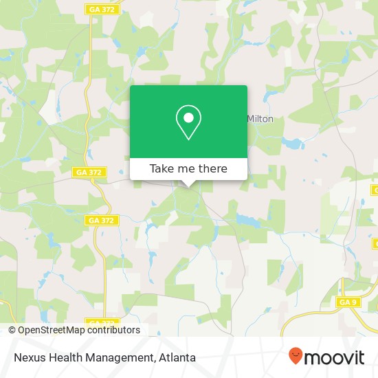 Nexus Health Management map