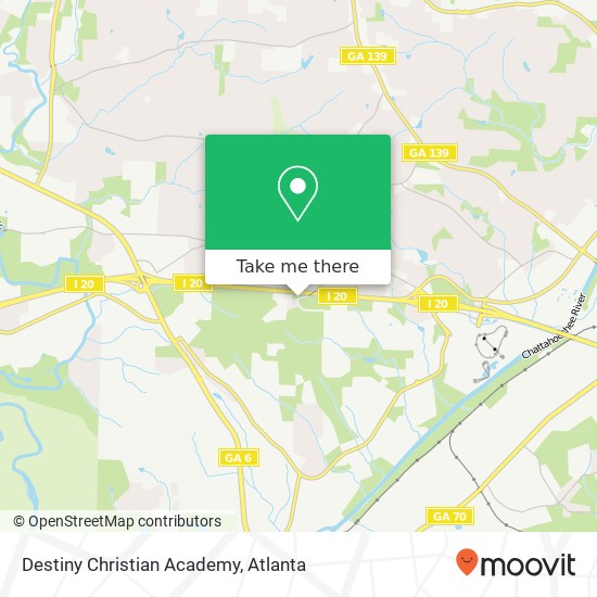 Mapa de Destiny Christian Academy