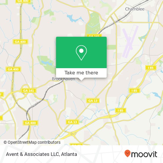 Mapa de Avent & Associates LLC