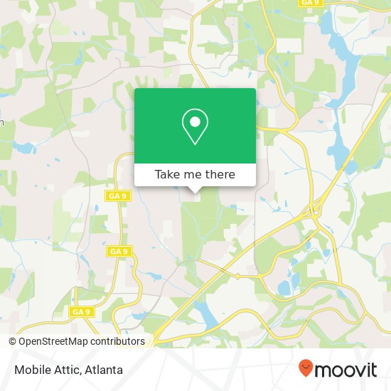 Mapa de Mobile Attic
