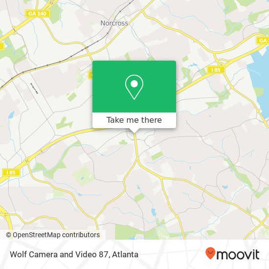 Mapa de Wolf Camera and Video 87