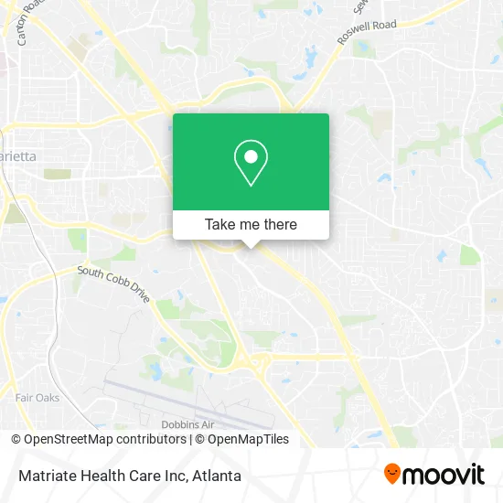 Matriate Health Care Inc map