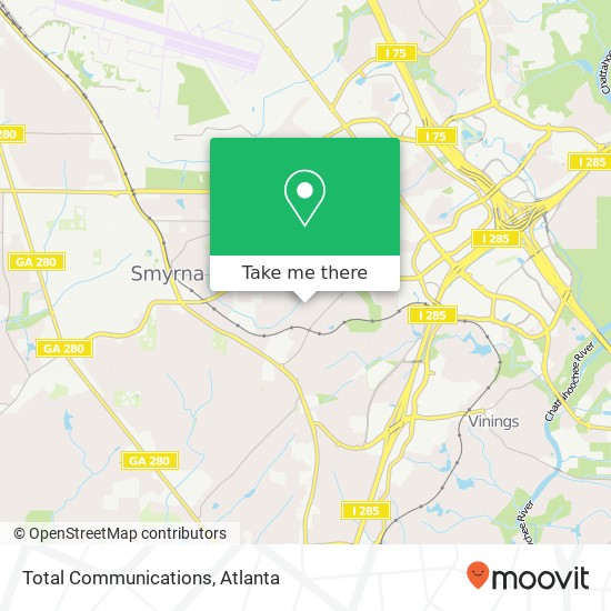 Total Communications map