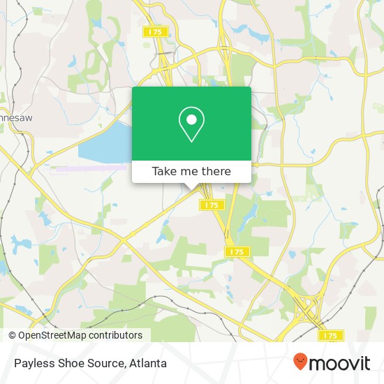 Payless Shoe Source map