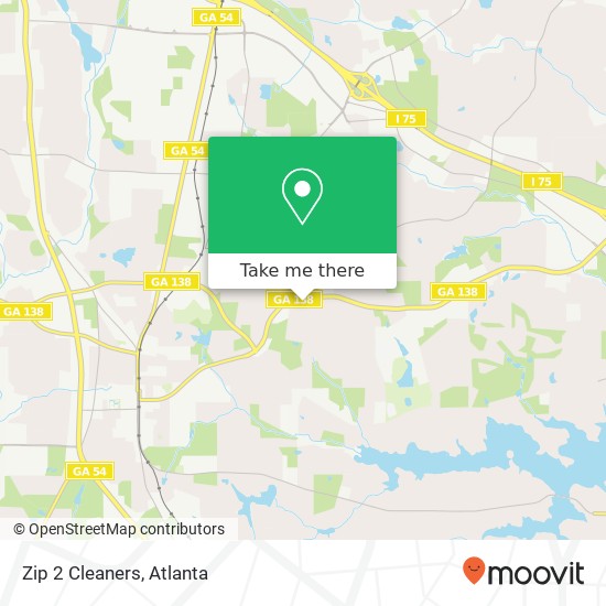 Zip 2 Cleaners map