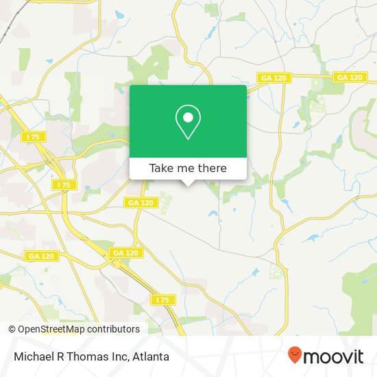 Michael R Thomas Inc map