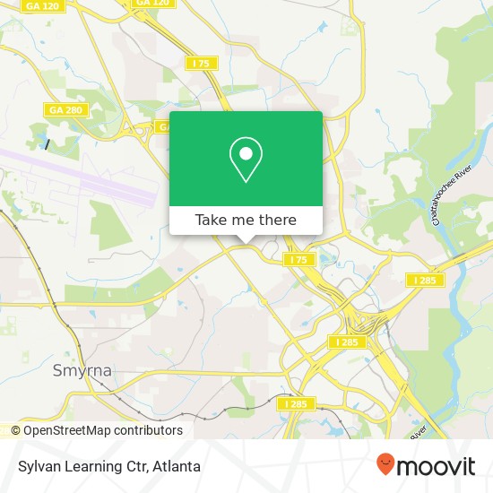 Sylvan Learning Ctr map