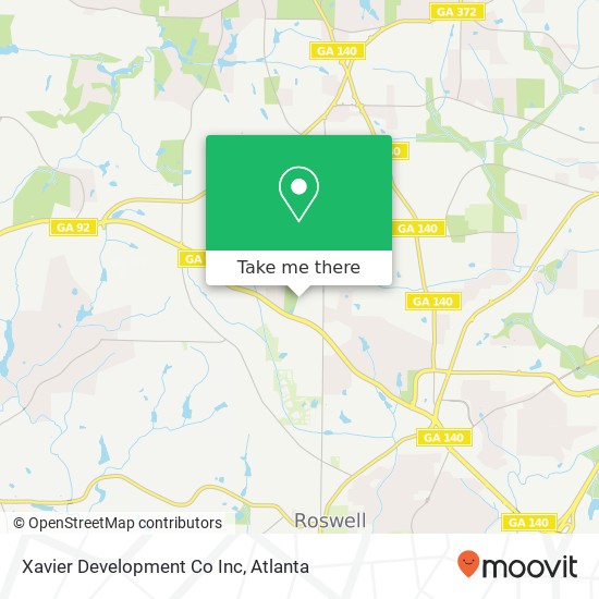 Xavier Development Co Inc map