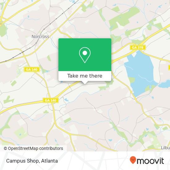 Mapa de Campus Shop