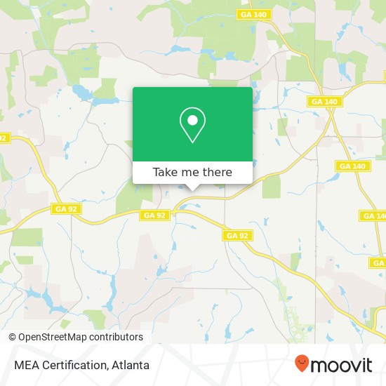 MEA Certification map