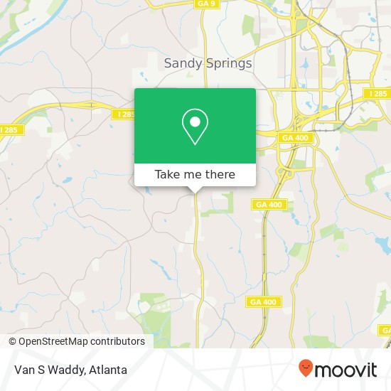 Van S Waddy map