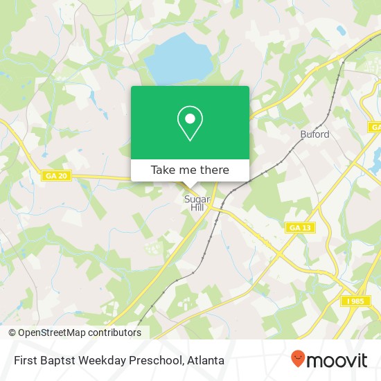 First Baptst Weekday Preschool map