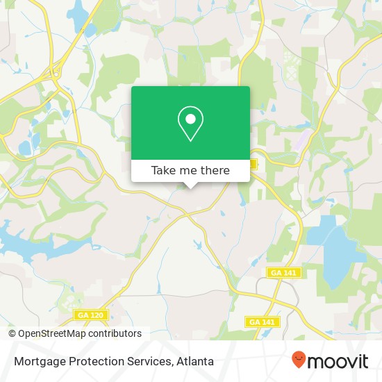 Mortgage Protection Services map
