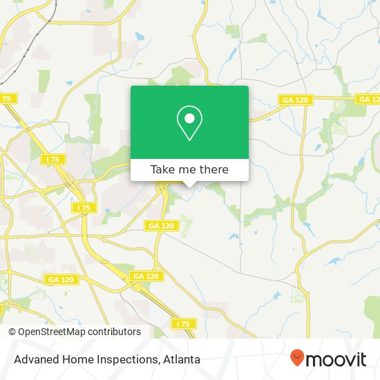 Advaned Home Inspections map