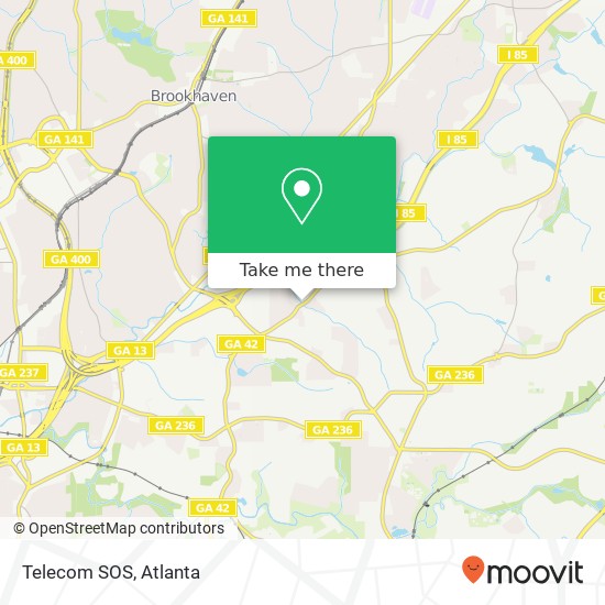 Telecom SOS map