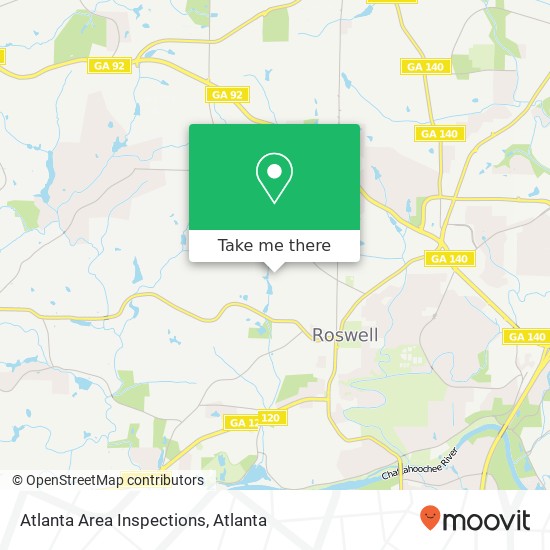 Atlanta Area Inspections map
