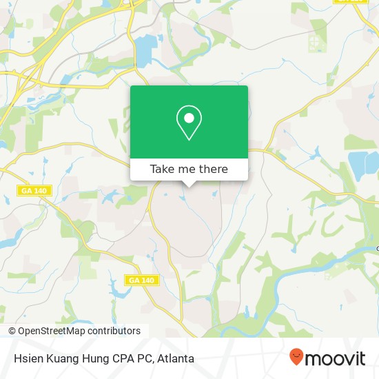 Hsien Kuang Hung CPA PC map