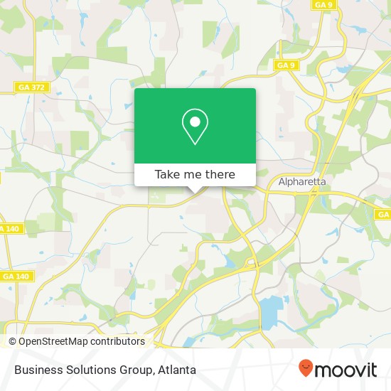 Business Solutions Group map